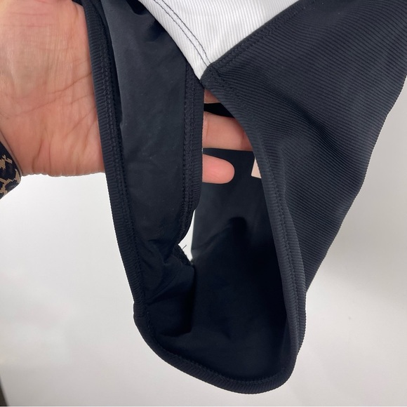 NEW WILO the Label Ribbed Color Block One Piece Swimsuit Women's Size Small - Picture 5 of 10